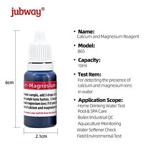 Reagente de Alta Qualidade Jubway para Teste de Cálcio e Magnésio em Água/Água Potável Modelo B65 10ml 98% Pureza - Product Image 4