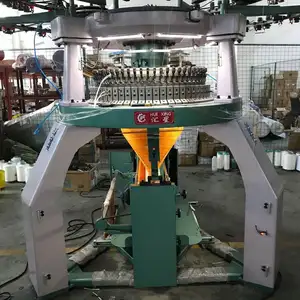 Máquina Circular de alta velocidad automática costilla de doble Jersey Circular máquina de tejer