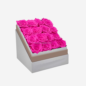 Juegos de regalo para mujer de larga duración estabilizado eterno para siempre encantado inmortal rosa en caja flor preservada - Product Image 1