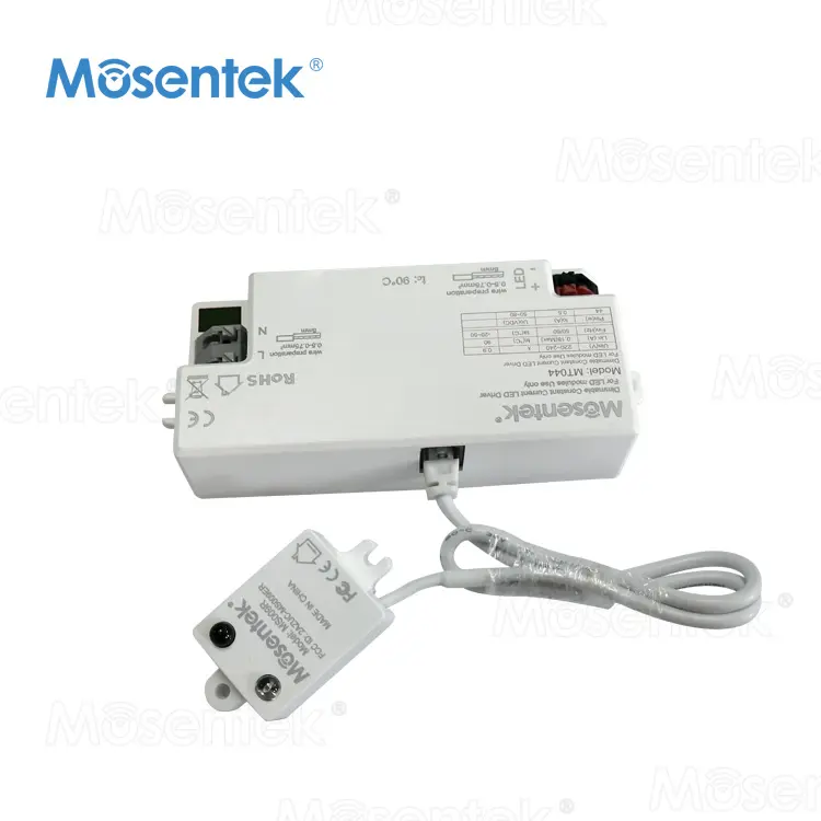 MT044-01 kısılabilir sürücü sensörü entegre 44W kısılabilir sabit akım LED sürücü 5.8GHz mikrodalga hareket sensörü iki bir