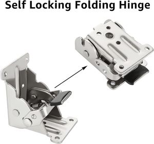 Có thể gập lại hỗ trợ <span class=keywords><strong>Bracket</strong></span>-Tự khóa bản lề chân phụ kiện và góc cú đúp cho gấp xuống bàn mở rộng - Product Image 5