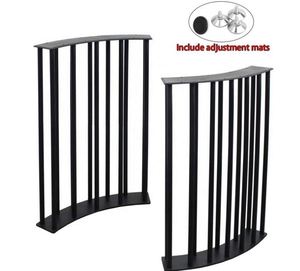 Modern Iron <b>Table</b> <b>Legs</b> Powder Coated Black White Frame for Bedroom Hotel Kitchen Dining Bench - Product Image 5