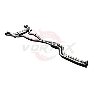Ensemble d'échappement Catback à valves en acier inoxydable poli miroir Vortex, sorties quadruples, haute performance, soudé TIG pour X3M X4M F97 - Product Image 4