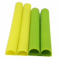 Profilé diffuseur flexible en silicone en forme de D, étanche, extrudé, pour bande LED, pour éclairage linéaire au sol