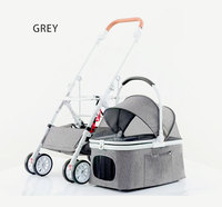 Poussette pour animaux de compagnie (chiens et chats) de marque OEM d'usine en gros
