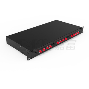 กล่องเทอร์มินัล1U 19นิ้ว12พอร์ตแผงใยแก้วนำแสงพร้อมชั้นวาง SC LC ติดตั้งกรอบกระจายสำหรับเครือข่าย4G & 3G - Product Image 5