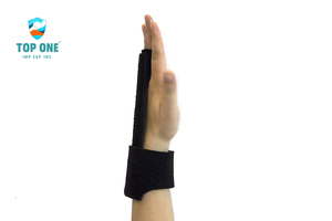 Top One Orthopédique Aluminium Extension Arthrite Maillet Pouce Index Moyen Doigt Cassé Attelle Support Brace - Product Image 4