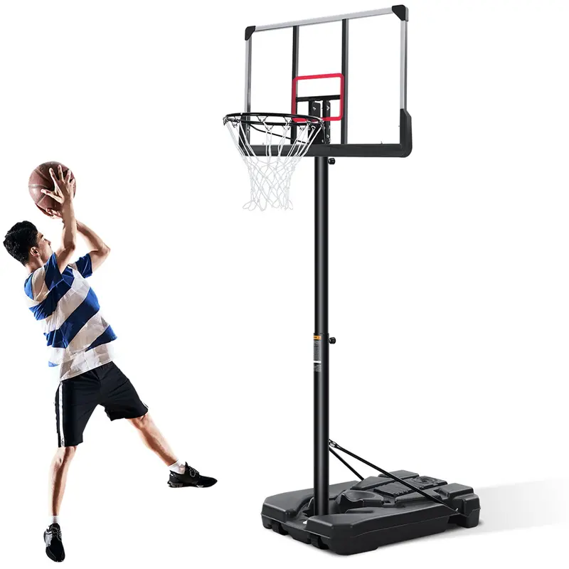 Trong Nhà Ngoài Trời Sử Dụng Có Thể Điều Chỉnh Chiều Cao Xách Tay Backboard Tòa Người Lớn Thanh Thiếu Niên Bóng Rổ Hoop