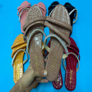 1.2 डॉलर मॉडल sjx020 आकार 36-41 अफ्रीकी गर्म बिक्री उच्च नवीनतम स्लाइपर एड़ी सैंडल प्लेटफॉर्म महिलाओं के फ्लैट जूते और सैंडल - Product Image 3