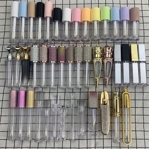 Logo personnalisé en plastique, Tube de rouge à lèvres liquide, emballage cosmétique carré vide, Tube de baguette de brillant à lèvres - Product Image 3