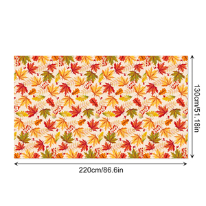 ZB261 <span class=keywords><strong>automne</strong></span> <span class=keywords><strong>feuille</strong></span> d'érable nappe <span class=keywords><strong>automne</strong></span> récolte <span class=keywords><strong>aquarelle</strong></span> feuilles nappe imperméable couverture de Table pour fournitures de fête - Product Image 3