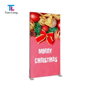 TianLang Factory Wholesale fabric poster high brightness double sided detachable aluminum frame custom backlit sign led SEG