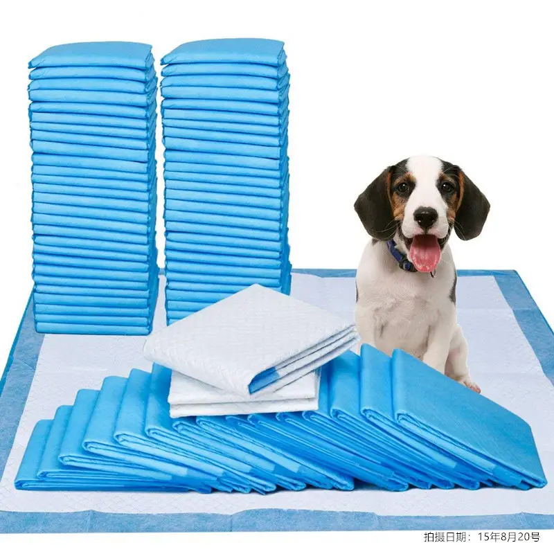 犬と子犬のパッドペットトレーニング用の速乾性表面を備えた漏れ防止5層おしっこパッド