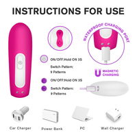 S-HANDE Wiederaufladbarer Ferngesteuerter Klitoris G-Punkt Unterwäsche-Vibrator Slip Paar-Sexspielzeug für Frauen