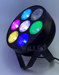 Đèn sân khấu Led PAR 7x40W Pixel DMX RGB DJ Disco Club Wedding party parcan LED Flat Par Light - Product Image 5