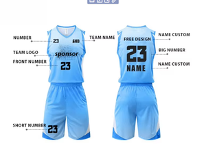 Camisetas de baloncesto transpirables de secado rápido personalizadas con logotipo y número gratuitos al por mayor de fábrica - Product Image 6