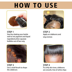 100ml Private Label 2 en 1 Styling Lace Tint Foam Hair Wrap <span class=keywords><strong>Mousse</strong></span> pour Lace Wig - Product Image 5