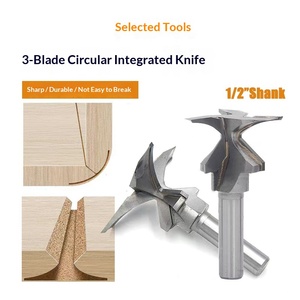 เครื่องตัดโค้ง<span class=keywords><strong>สาม</strong></span>ใบ<span class=keywords><strong>ม</strong></span>ีด Hengwei Yx0408 สำหรับงานไ<span class=keywords><strong>ม</strong></span>้ ประตู/ผนัง/ตู้  ไม่ต้องใช้ฟิลเลอร์ รับผลิตแบบ ODM OEM - Product Image 1