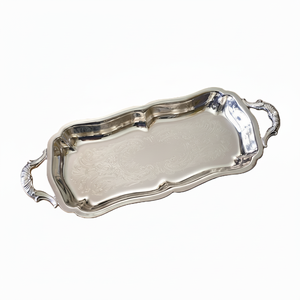 ถาดเสิร์ฟอาหารเครื่องเงินแบบตั้งโต๊ะในบ้านดีไซน์สดใหม่เครื่องครัวสแตนเลสถาดเสิร์ฟอาหาร - Product Image 1