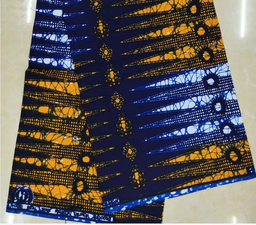 African wax fabrics cotton fabric imitate common design two colors