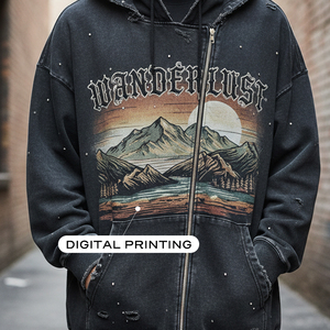 Người Đàn Ông Của Chất Lượng Cao Kim Cương Áo 100% Bông Dtg Thời Trang Dạo Phố Quá Khổ Trùm Mũ Trùm Dtg In Thiết Kế Quần Áo Áo - Product Image 3