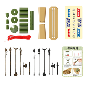 Juego de Batalla de Marionetas de Madera Tradicional, Juguete de Competición para Dos Jugadores, para Espectáculos Callejeros, Diversión al Aire Libre, Padres e Hijos - Product Image 4