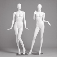 Ganzkörper-FRP-Lingerie-Schaufensterpuppe mit Kopf und stehender Pose mit Ständer für Damenbekleidungsgeschäfte, BH- und Höschen-Präsentation im Schaufenster