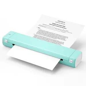 Impresora Phomemo M08F A4 Impresora portátil Impresora térmica inalámbrica de bolsillo para imprimir PDF, Word, imágenes, Web desde su teléfono