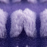 Manteau, couverture et tapis en peluche personnalisés en fil AB, jacquard papillon, fausse fourrure de lapin, flanelle 100% polyester, directement de l'usine, grande quantité