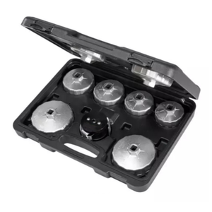 Set di 10 Chiavi per Filtro Olio in Acciaio ad Alto Tenore di Carbonio, Attrezzi Auto per <span class=keywords><strong>Garage</strong></span> e Officina - Product Image 2