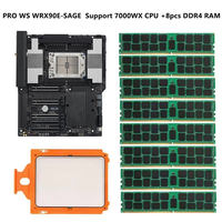 Carte mère de serveur ATX PRO WS WRX80 reconditionnée certifiée, chipset quadri-canal DDR4, SATA intégré, PCIe 2048 Go