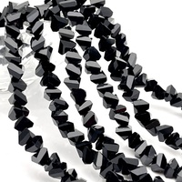 Perles de Verre Facettées en Pyramide en Gros pour Bracelet, Perles Libres de Cristal Triangle pour la Fabrication de Bijoux DIY et Accessoires Capillaires