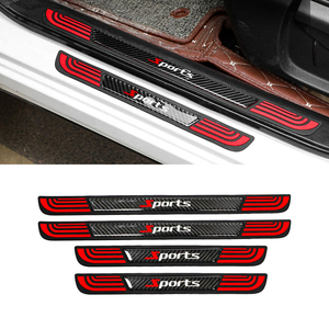 Placas Protectoras Antiarañazos <span class=keywords><strong>para</strong></span> Puertas de Coche con Textura de Fibra de Carbono Personalizadas, Adhesivos Decorativos Universales Impermeables <span class=keywords><strong>para</strong></span> el Exterior del Automóvil - Product Image 3