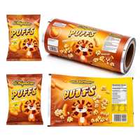 Film de lamination plastique en rouleau d'aluminium haute barrière pour sachets de chips, de croustilles et d'aliments secs, impression OEM du fabricant