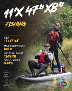 Venta al por mayor Stand <span class=keywords><strong>up</strong></span> Surfing SUP con <span class=keywords><strong>padel</strong></span> 600lb OEM personalizado PVC pesca canoa pesca kayak con mochila - Product Image 4