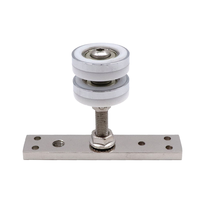 Roulette universelle robuste pour porte coulissante, nouvelle conception pliable multi-angle, style moderne, roue à gorge suspendue pour applications hôtelières