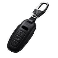 Housse/clip pour clé de voiture, résistant aux chocs, en cuir, résistant à l'usure, protection pour clé de voiture, housse de protection pour télécommande, adapté aux séries Audi