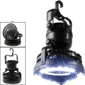ไฟแคมป์ปิ้ง LED พกพาพร้อมพัดลมเพดาน - ไฟฉุกเฉินแบบพกพาสำหรับแคมป์ปิ้ง ไฟกลางคืนแบบมือถือ - Product Image 2