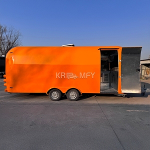 Mobile Crepe Carts Foodtruck Trailers Concession Trailer Fully Equipped Street Truck Container Fast Food Caravan Ice Cream Cart - Product Image 6