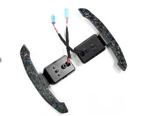 Paleta de cambio de fibra de carbono completamente magnética para volante BMW 1 2 3 <span class=keywords><strong>4</strong></span> 5 6 7 Serie F80 F82 F83 F90 F15 F16 F55 <span class=keywords><strong>Audi</strong></span> <span class=keywords><strong>B9</strong></span> C8 R8 - Product Image 1