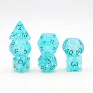Juego de dados personalizados, dados de resina poliédricos, dnd, 16mm, rpg - Product Image 1