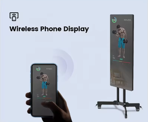 กระจกออกกำลังกายขนาด55นิ้วรุ่นใหม่หน้าจอสัมผัสอัจฉริยะหน้าจอมหัศจรรย์ติดผนังจอแอนดรอยด์แบบอินเทอร์แอคทีฟ - Product Image 2