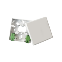 Boîtier de terminaison de distribution de fibres optiques FTTH 2 ports SC/LC Apc/Upc Roseta Fibra Optica Mini ODF Faceplates Box