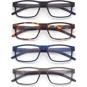 Lunettes de lecture Colloddiss Slim SR20523, monture transparente, anti-lumière bleue, unisexe, style rectangulaire pour adultes - Product Image 1