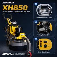 Pulidora de Pisos de Concreto XH850 de 18.5KW con Disco Planetario, Máquina para Pulir Pisos Epóxicos, Pulidora de Pisos de Diamante con Control Remoto