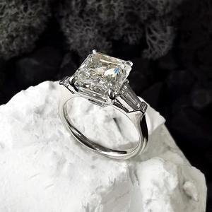 Icewald IGI chứng nhận 0.5ct đến 5ct phạm vi đầy tổng hợp vuông rạng rỡ cắt phòng thí nghiệm phát triển kim cương màu D hpht cvd lỏng đá quý - Product Image 2