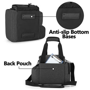 <span class=keywords><strong>Sac</strong></span> de <span class=keywords><strong>bowling</strong></span> fourre-tout à balle unique avec support de balle et poches de rangement supplémentaires - Product Image 4