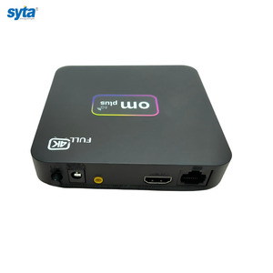 SYTA <span class=keywords><strong>OM</strong></span> Plus Android <span class=keywords><strong>Tv</strong></span> Box AOSP Sistema IR Remoto Android 14 S905l3 Dual Wifi6 BT 5,0 Set Top Box - Product Image 3