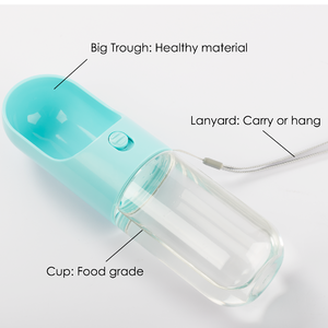 कारखाने थोक यात्रा आउटडोर पोर्टेबल प्लास्टिक कुत्ता पीने कुत्ते यात्रा बोतल - Product Image 4