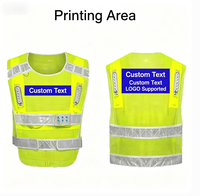 Gilet de protection réfléchissant OEM/ODM pour la maintenance et l'inspection des voies ferrées et les réparations d'urgence en polyester